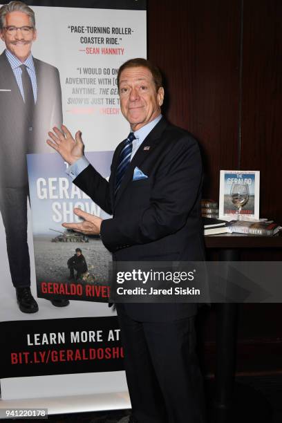 Joe Piscopo attends Sean Hannity & Friends celebrate the publication of "The Geraldo Show: A Memoir" by Geraldo Rivera at Del Frisco's on April 2,...