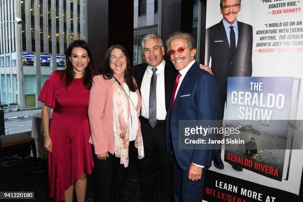 Erica Rivera, Ann Campbell, General John F. Campbell and Geraldo Rivera attend Sean Hannity & Friends celebrate the publication of "The Geraldo Show:...