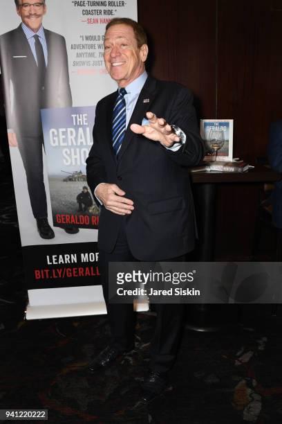 Joe Piscopo attends Sean Hannity & Friends celebrate the publication of "The Geraldo Show: A Memoir" by Geraldo Rivera at Del Frisco's on April 2,...