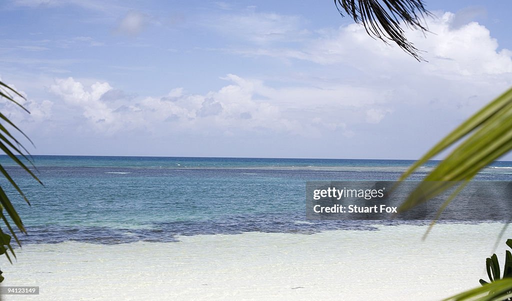 Tropical island beach, Seychelles