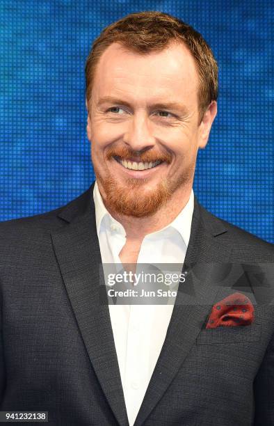 Toby Stephens attends the 'Lost In Space' premier event at Omotesando Hills on April 3, 2018 in Tokyo, Japan.