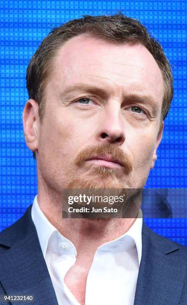 Toby Stephens attends the 'Lost In Space' premier event at Omotesando Hills on April 3, 2018 in Tokyo, Japan.