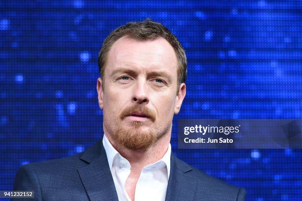 Toby Stephens attends the 'Lost In Space' premier event at Omotesando Hills on April 3, 2018 in Tokyo, Japan.