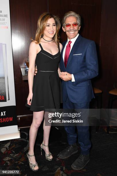 Isabella Holmes Rivera and Geraldo Rivera attend Sean Hannity & Friends Celebrate the Publication of The Geraldo Show, A Memoir By Geraldo Rivera at...