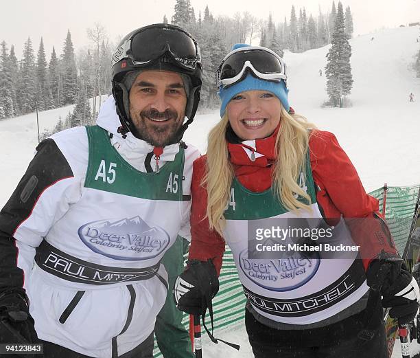 Actor Ty Burrell and actress Melissa Peterman participate in Juma Entertainment's 18th Annual Deer Valley Celebrity Skifest benefiting the...