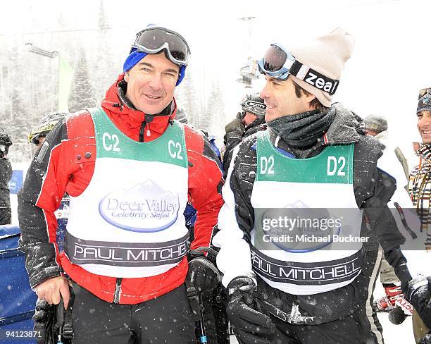 Actor Patrick Warburton and Pat Monahan of Train participate in Juma Entertainment's 18th Annual Deer Valley Celebrity Skifest benefiting the...