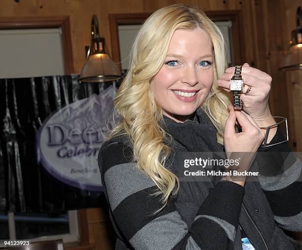 Actress Melissa Peterman at the Pro-Am Ski Race at Juma Entertainment's 18th Deer Valley Celebrity Skifest at on December 5, 2009 in Deer Valley,...