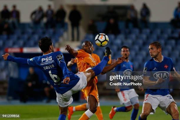 Porto Defender Ricardo Pereira from Portugal during the Premier League 2017/18 match between CF Os Belenenses v FC Porto, at Estadio do Restelo in...