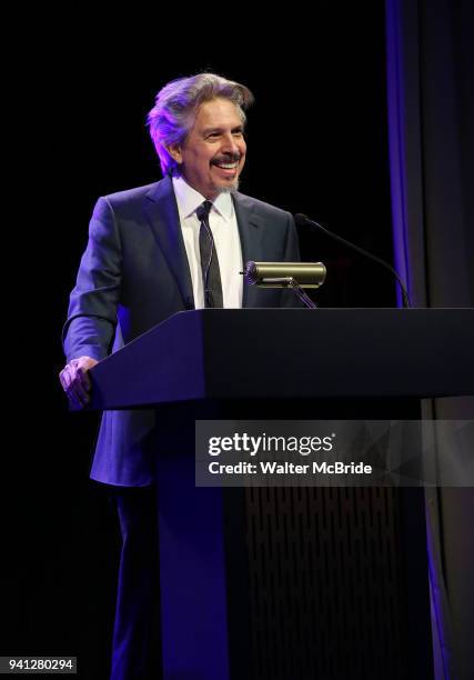 Elliot Goldenthal on stage at the Stage Directors and Choreographers Foundation event honoring Julie Taymor with the Mr. Abbott Award at the Bohemian...