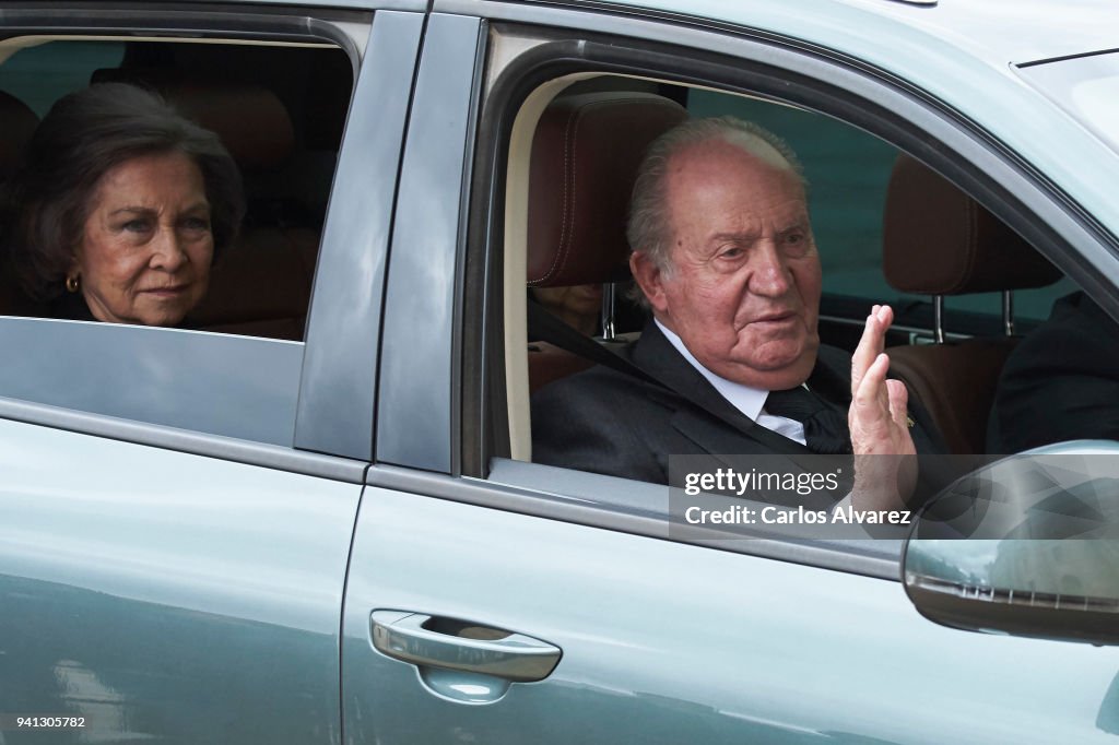 Spanish Royals Attend 25th Anniversary of  King Juan Carlos' Father's Death
