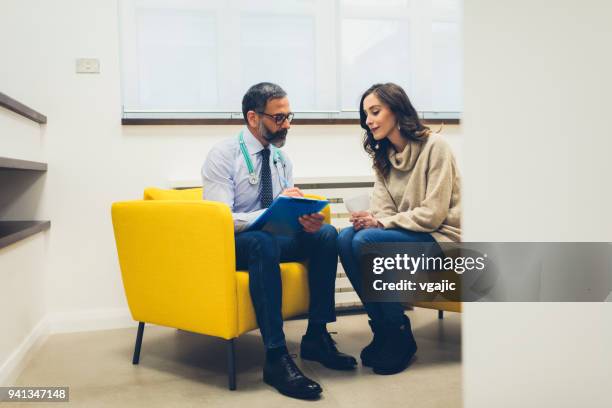 ultrasound examination in doctors office - doctor stethoscope patient whole body stock pictures, royalty-free photos & images