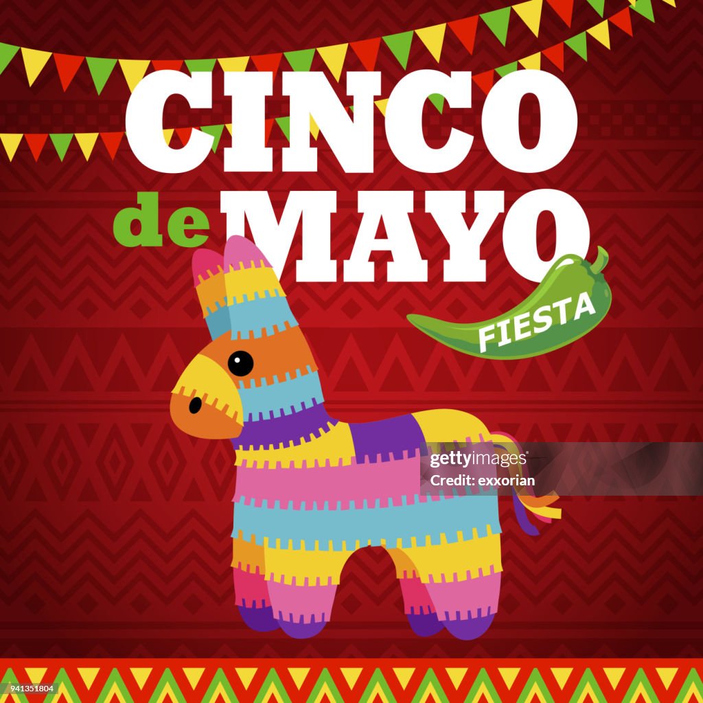 Cinco De Mayo Fiesta de piñata
