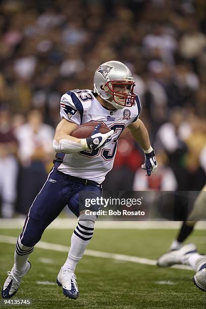 New England Patriots Wes Welker in action vs New Orleans Saints. New Orleans, LA CREDIT: Bob Rosato