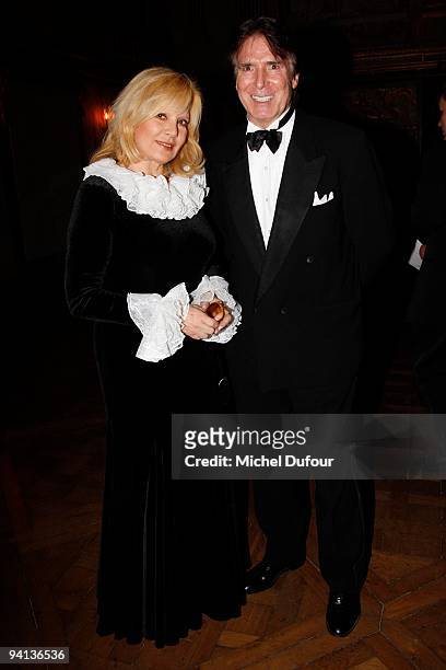 Sylvie Vartan and her husband Tony Scotti attend the 17th charity gala to the benefit of the Fondation of Children created by Me Anne-Aymone Giscard...