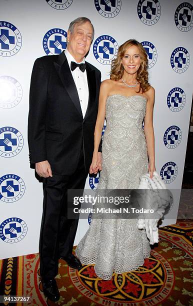 David Koch and Julia Koch attend the 2009 Annual Food Allergy Ball at The Waldorf=Astoria on December 7, 2009 in New York City.