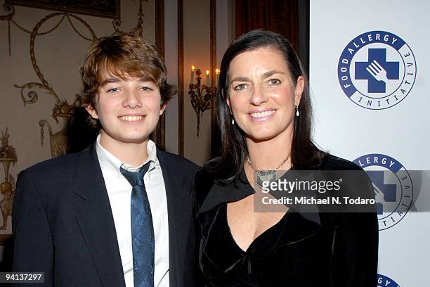 Conor Kennedy and Mary Richardson Kennedy attend the 2009 Annual Food Allergy Ball at The Waldorf=Astoria on December 7, 2009 in New York City.