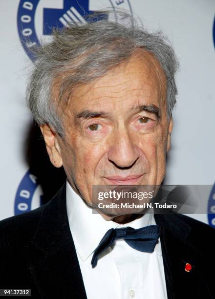 Elie Wiesel attends the 2009 Annual Food Allergy Ball at The Waldorf=Astoria on December 7, 2009 in New York City.