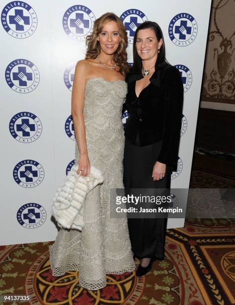 Julia Koch and Mary Richardson Kennedy attend the 2009 Annual Food Allergy Ball at The Waldorf Astoria on December 7, 2009 in New York City.