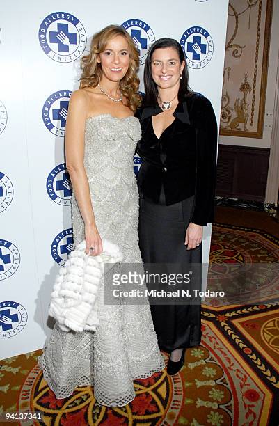 Julia Koch and Mary Richardson Kennedy attend the 2009 Annual Food Allergy Ball at The Waldorf=Astoria on December 7, 2009 in New York City.