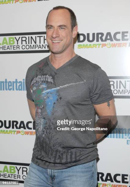 Christopher Meloni attends LAByrinth Theater Company's 6th Annual Gala Benefit at St. Paul The Apostle Church on December 7, 2009 in New York City.