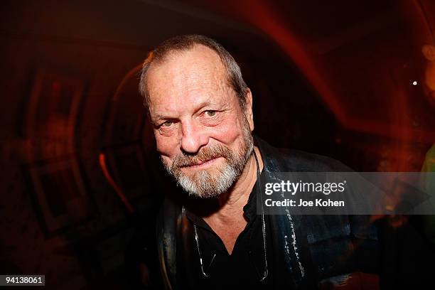 Director Terry Gilliam attends the premiere of "The Imaginarium of Doctor Parnassus" after party at the Crosby Street Hotel on December 7, 2009 in...