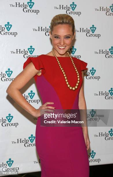 Actress Lauren C. Mayhew arrives at the Help Group Holiday Gala to benefit Children with autism on December 7, 2009 in Beverly Hills, California.