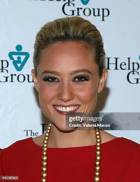 Actress Lauren C. Mayhew arrives at the Help Group Holiday Gala to benefit Children with autism on December 7, 2009 in Beverly Hills, California.