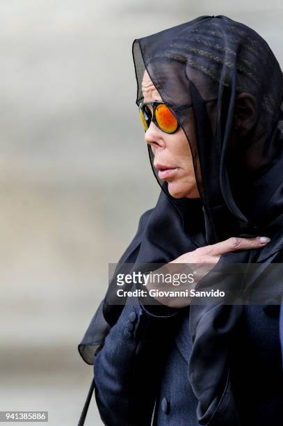 Kalina de Bulgaria attends 25th Anniversary of King Juan Carlos' Father's Death at Monasterio de San Lorenzo de El Escorial on April 3, 2018 in El...