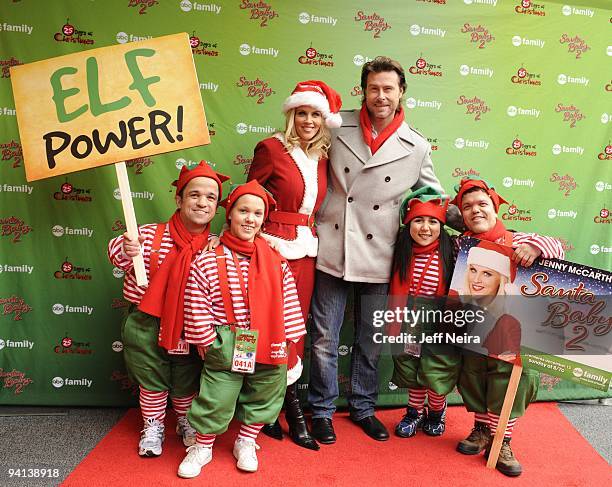 Walt Disney Television via Getty Images FAMILY EVENT - In support of its new original holiday movie, "SANTA BABY 2: CHRISTMAS MAYBE" and the...