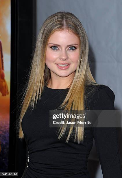 Actress Rose McIver arrives at the premiere of Paramount Pictures' "The Lovely Bones" at Grauman's Chinese Theatre on December 7, 2009 in Hollywood,...