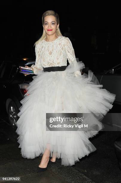 Rita Ora attends the Elle Style Awards 2014 at One Embankment on February 18, 2014 in London, England.