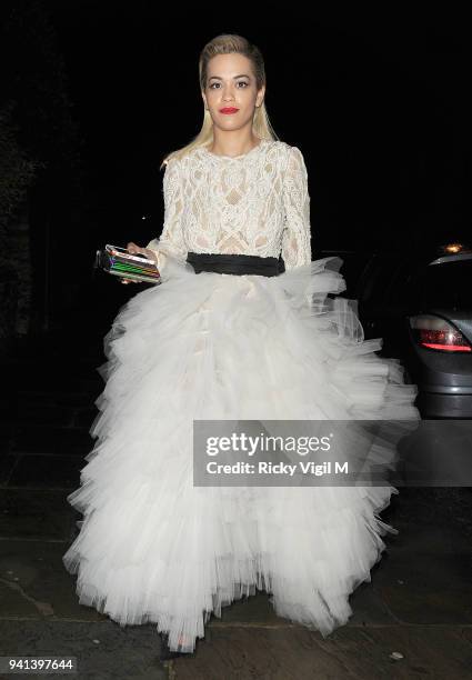 Rita Ora attends the Elle Style Awards 2014 at One Embankment on February 18, 2014 in London, England.