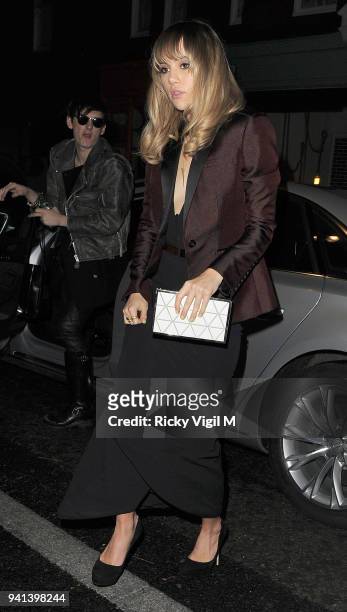 Suki Waterhouse attends the Elle Style Awards 2014 at One Embankment on February 18, 2014 in London, England.