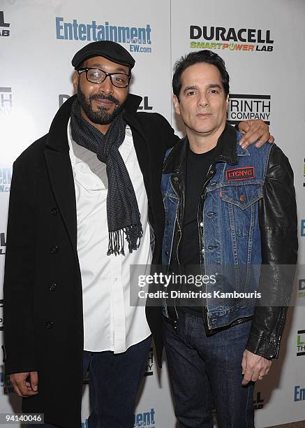 Jesse L. Martin and Yul Vazquez attend LAByrinth Theater Company's 6th Annual Gala Benefit at St. Paul The Apostle Church on December 7, 2009 in New...