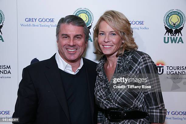 Ted Harbert and Chelsea Handler attend A Rumble In The Concrete Jungle at Sony Studios on December 7, 2009 in Culver City, California.