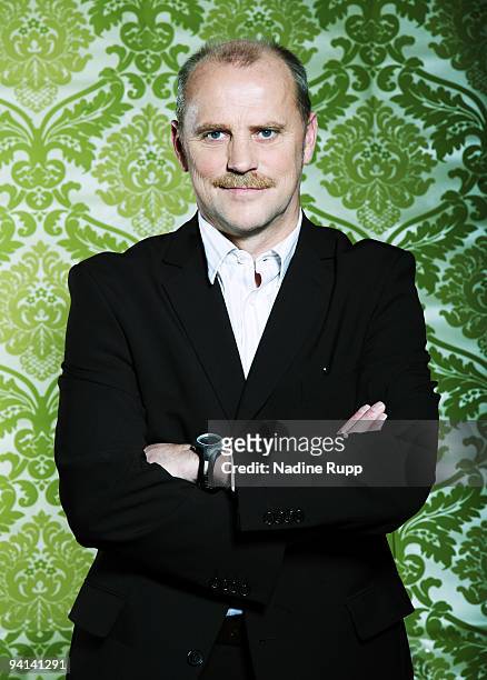 Thomas Schaaf, coach of SV Werder Bremen poses during a portrait session on November 22, 2009 in Munich, Germany.