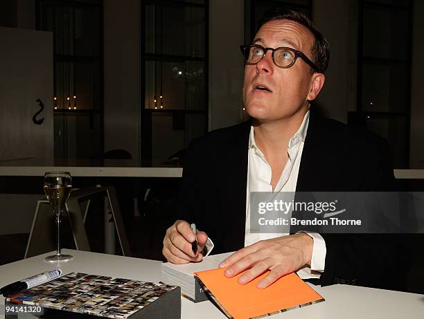 Blogger Scott Schuman, know as The Sartorialist, launches his eponymous book at Sass & Bide Oxford Street on December 8, 2009 in Sydney, Australia....