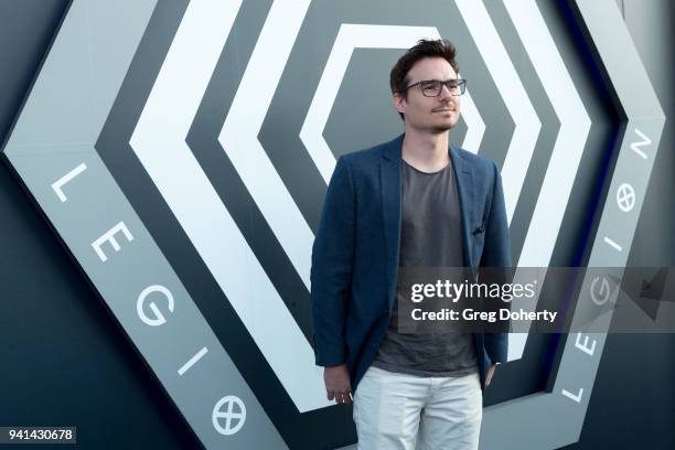 Daniel Bonjour attends the "Legion" Season 2 Premiere at DGA Theater on April 2, 2018 in Los Angeles, California.