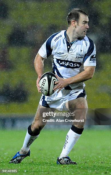 Charlie Hodgson of Sale during the Guinness Premiership match between Saracens and Sale Sharks at Vicarage Road on December 05, 2009 in Watford,...