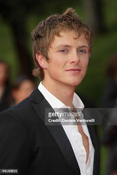 Actor Charlie Bewley attends "The Twilight Saga: New Moon" Premiere during Day 8 of the 4th International Rome Film Festival held at the Auditorium...