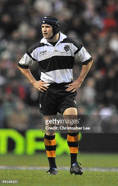 Matt Giteau of Barbarians during the MasterCard Trophy match between Barbarians and New Zealand at Twickenham Stadium on December 5, 2009 in London,...