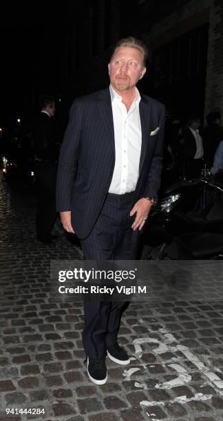 Boris Becker parties at Chiltern Firehouse on June 10, 2015 in London, England.