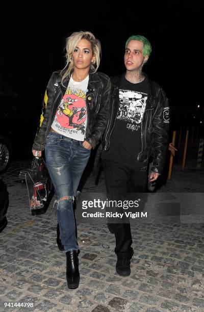 Rita Ora and Richard Hilfiger party at Chiltern Firehouse on June 10, 2015 in London, England.