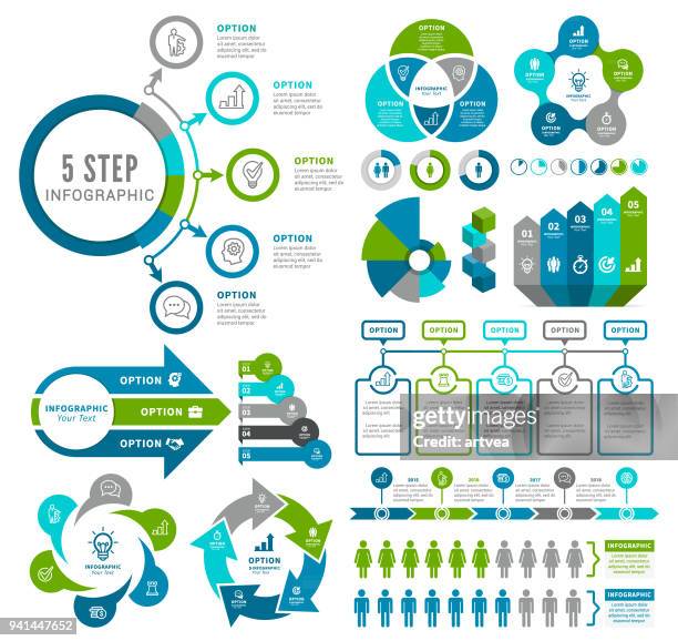 stockillustraties, clipart, cartoons en iconen met infographic elementen - energie sparen