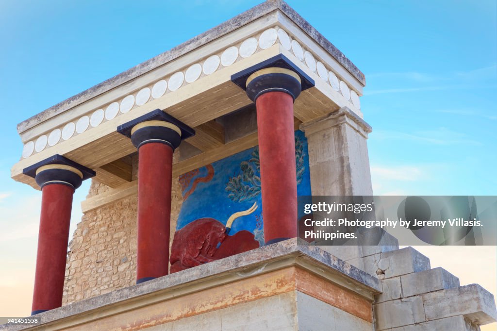 North Entrance, Knossos Palace