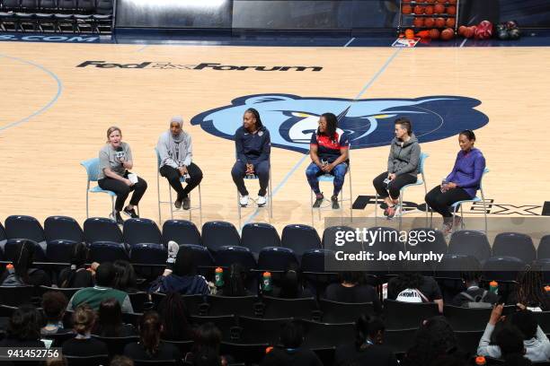 Basketball Player and Speaker, Bilqis Abdul-Qaadir, Former WNBA player, Tamika Catchings, Sports Dietician, Meg Mangano, US Soccer player, Angela...