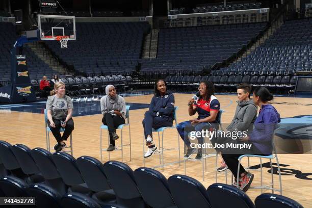 Basketball Player and Speaker, Bilqis Abdul-Qaadir, Former WNBA player, Tamika Catchings, Sports Dietician, Meg Mangano, US Soccer player, Angela...