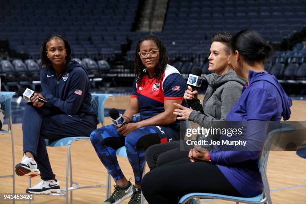 Basketball Player and Speaker, Bilqis Abdul-Qaadir, Former WNBA player, Tamika Catchings, Sports Dietician, Meg Mangano, US Soccer player, Angela...