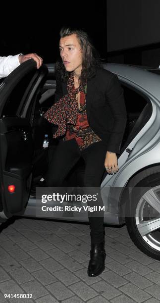 Harry Styles attends the Anotherman 10th anniversary party at Lou Lou's on June 15, 2015 in London, England.