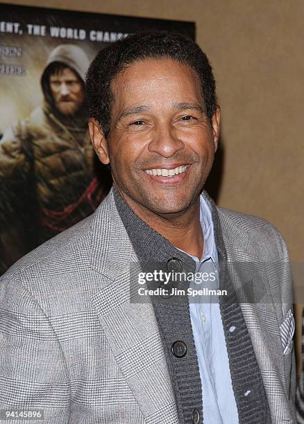 Personality Bryant Gumbel attends the premiere of "The Road" at Clearview Chelsea Cinemas on November 16, 2009 in New York City.